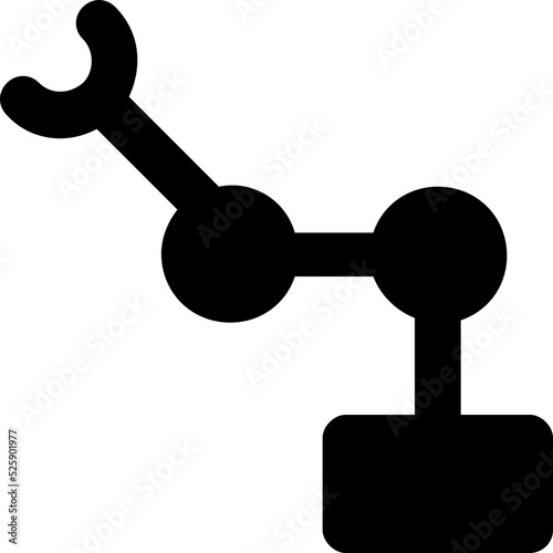 Industrial Arm Vector Icon