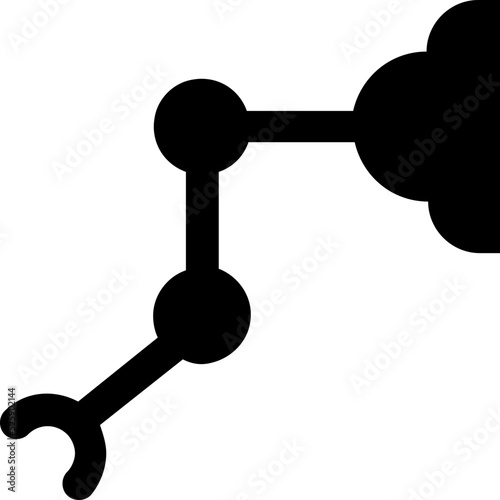 Industrial Arm Vector Icon