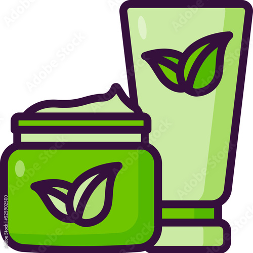 natural product line icon