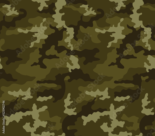 Green military camouflage vector army background.