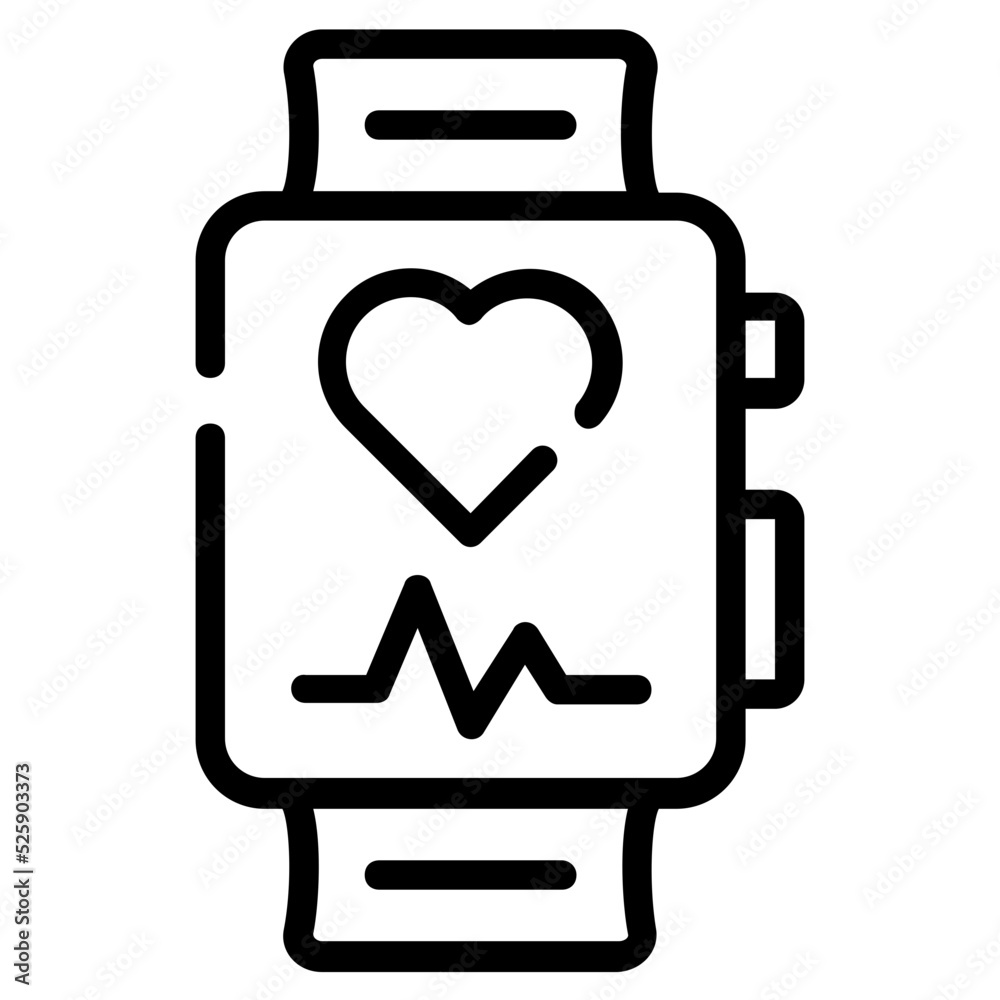 Check out linear icon of fitness app Check out linear icon of fitness app