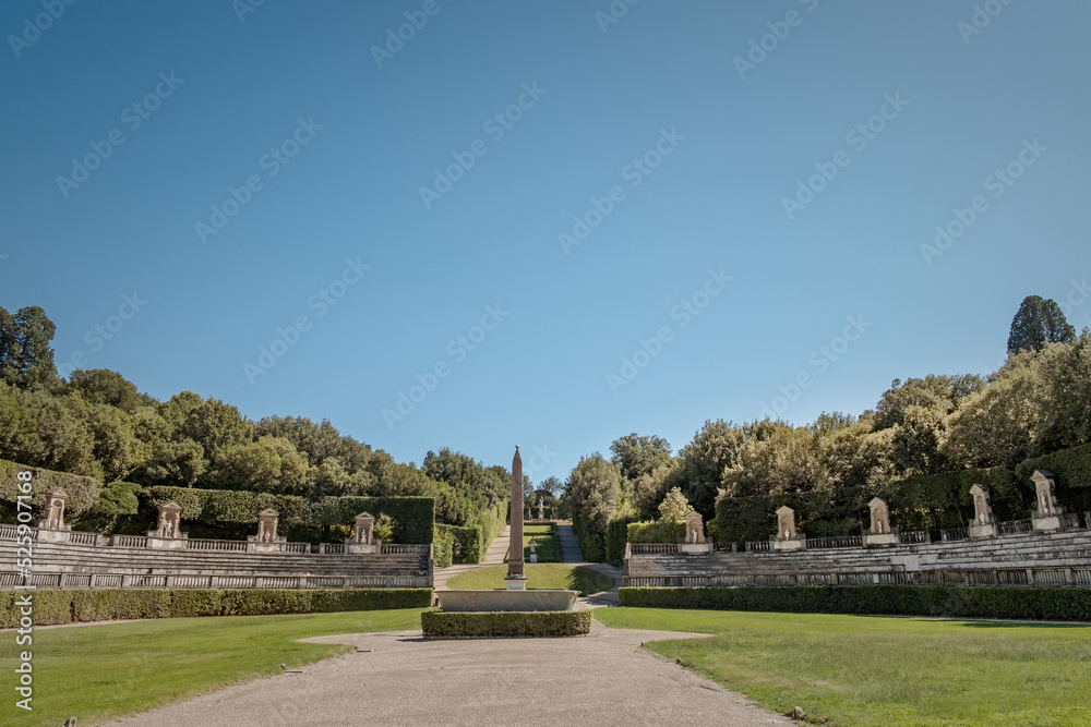 Boboli garden monumental park 