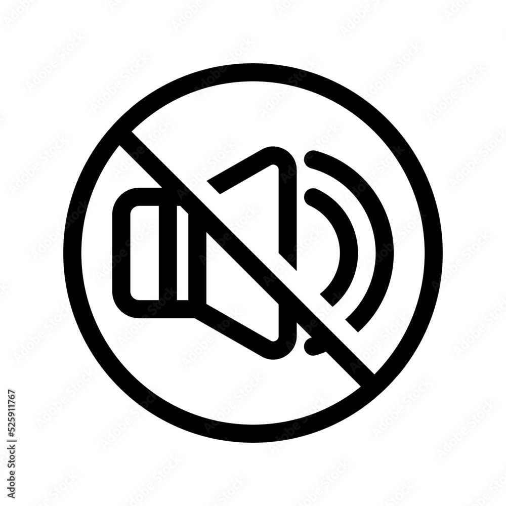 Mute icon. Sound Off sign. vector illustration Mute icon. Sound Off sign. vector illustration