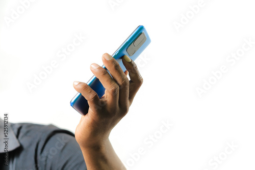 person using mobile phone