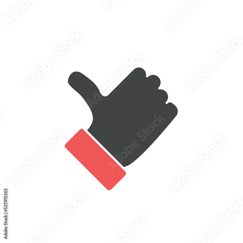 Thumbs Up icons symbol vector elements for infographic web