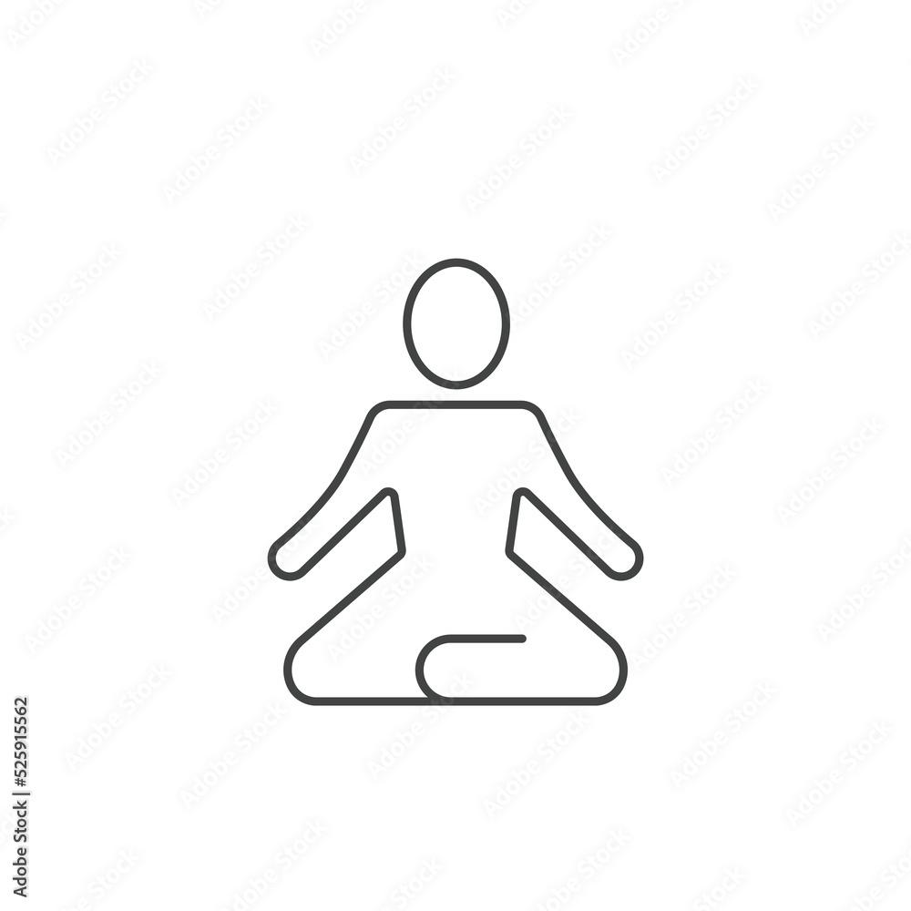 human yoga icons symbol vector elements for infographic web human yoga icons symbol vector elements for infographic web