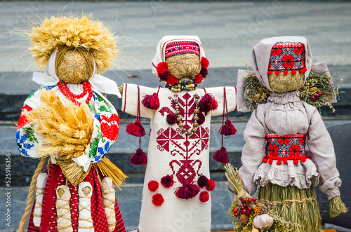 Obraz na płótnie Traditional Ukrainian handmade doll- amulet