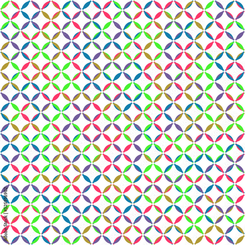 Color Rhombus tile tessellation pattern illustration Color Rhombus tile tessellation pattern illustration