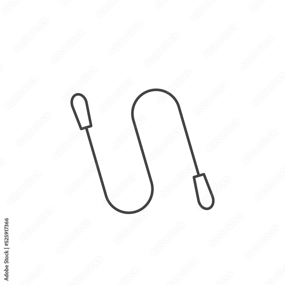 Jumping-rope icons symbol vector elements for infographic web Jumping-rope icons symbol vector elements for infographic web