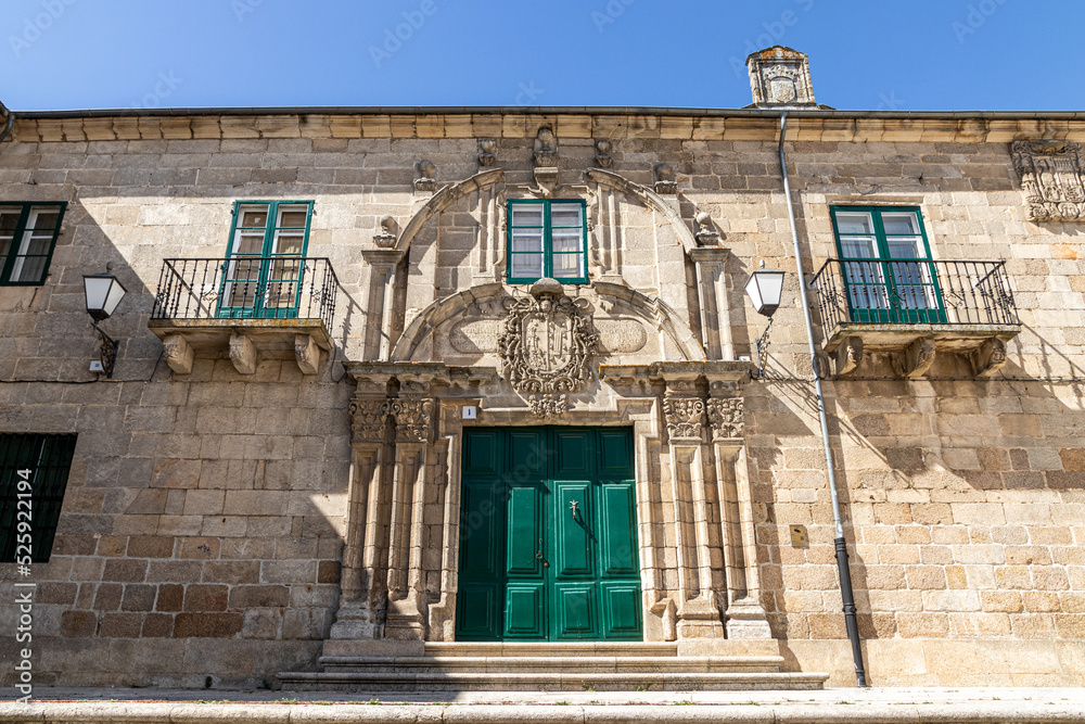 Lugo, Spain. The Palacio Arzobispal (Archbishop's Palace), also called Palacio Episcopal (Episcopal Palace), a 18th century baroque building