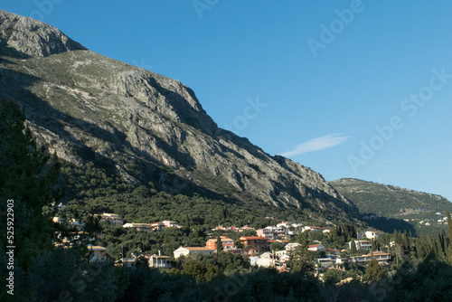 village in the mountains corfu greece © chris