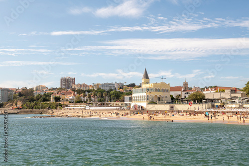 Views of the city and beach of Estoril in Portugal on a summer day © Toyakisfoto.photos