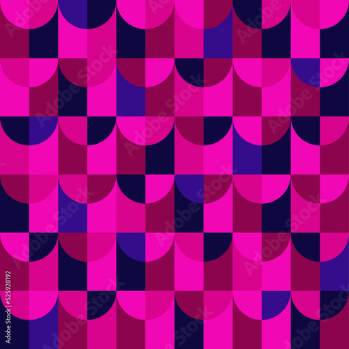 Pink and marsala geometric pattern