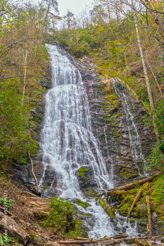 Dramatic Cascade in the Smoky Mountains