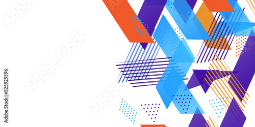 Abstract geometry background