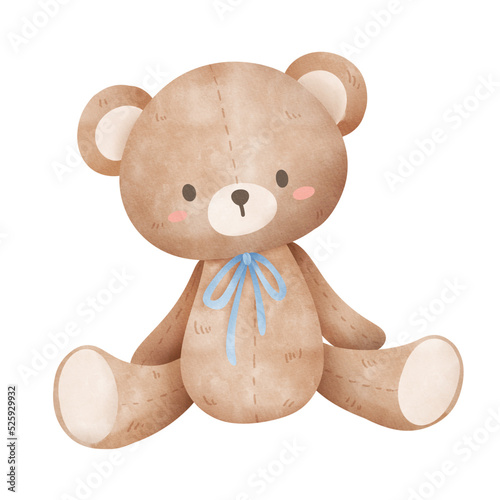Brown teddy bear photo