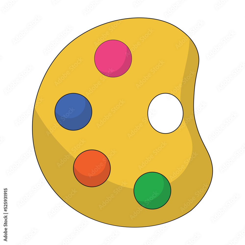 Fototapeta premium Color Palette icon.