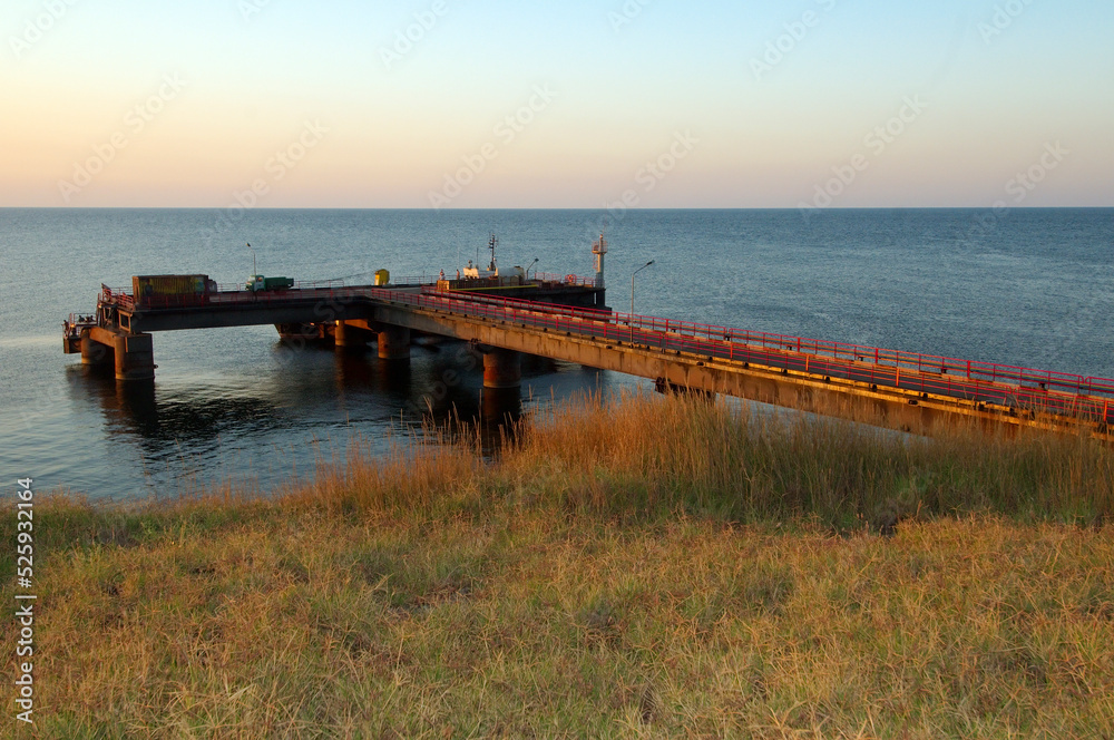 Pier on Snake Island (Zmiinyi Island), Black Sea, Odessa, Ukraine, Eastern Europe