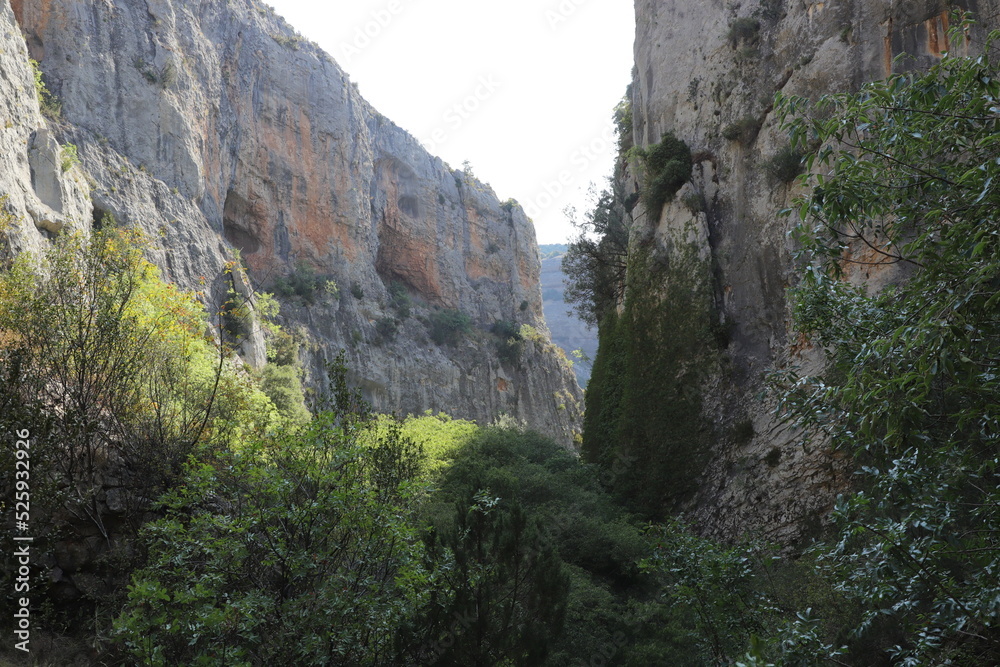 Fototapeta premium Canyon du rio Vero, Alquézar, Espagne