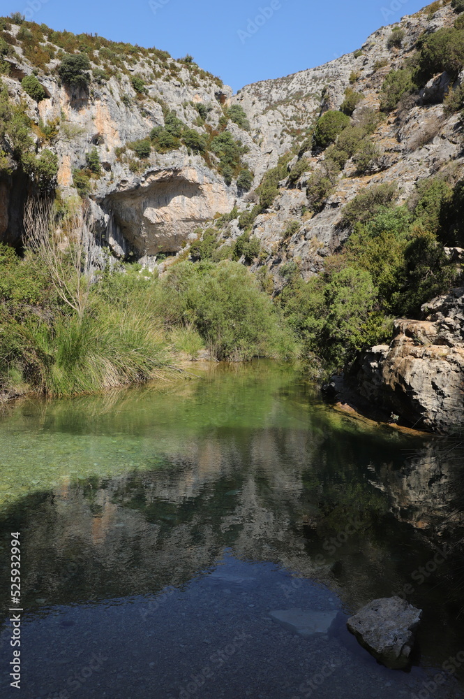 source du rio Mascun, Rodellar, Espagne