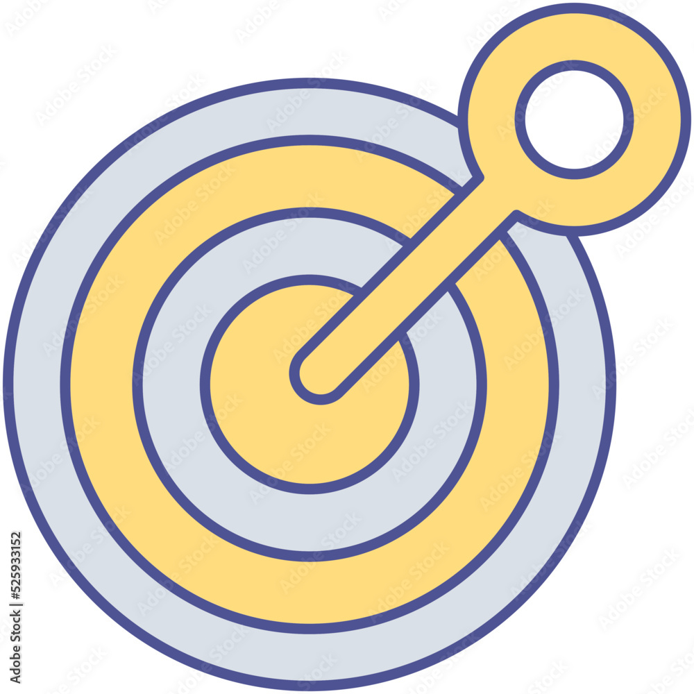 Target Dartboard Isolated Vector icon which can easily modify or edit
Target Dartboard Isolated Vector icon which can easily modify or edit