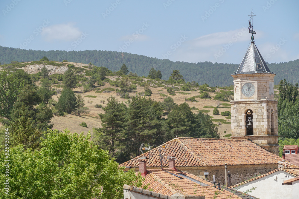Campanario o Torreón de la Iglesia de Guadalaviar en Teruel