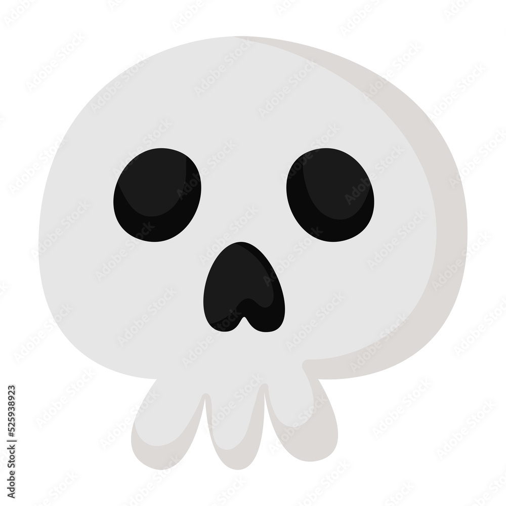 Fototapeta premium Skull icon.