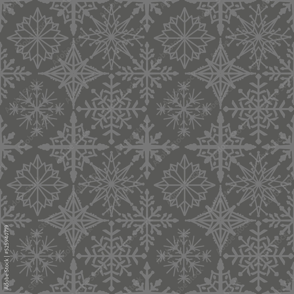 Winter seamless snowflakes and stripes pattern for wrapping paper and clothes print and kids and Christmas gifts Winter seamless snowflakes and stripes pattern for wrapping paper and clothes print and kids and Christmas gifts