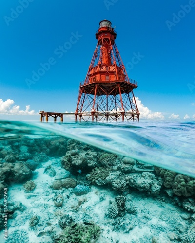 lighthouse in key west Florida  photo