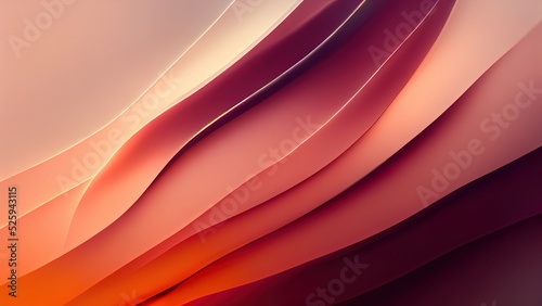 Pastel pink and orange abstract texture. Modern fashion wallpaper. Geometrical abstract shapes. Elegant backdrop for web banner. 