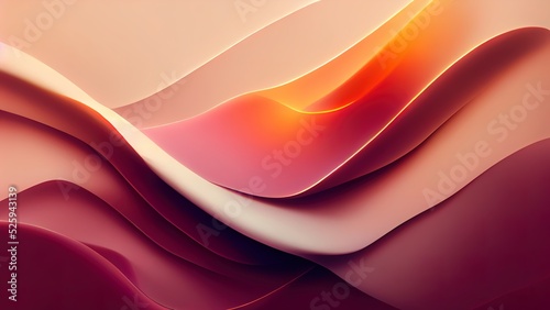 Pastel pink and orange abstract texture. Modern fashion wallpaper. Geometrical abstract shapes. Elegant backdrop for web banner. 