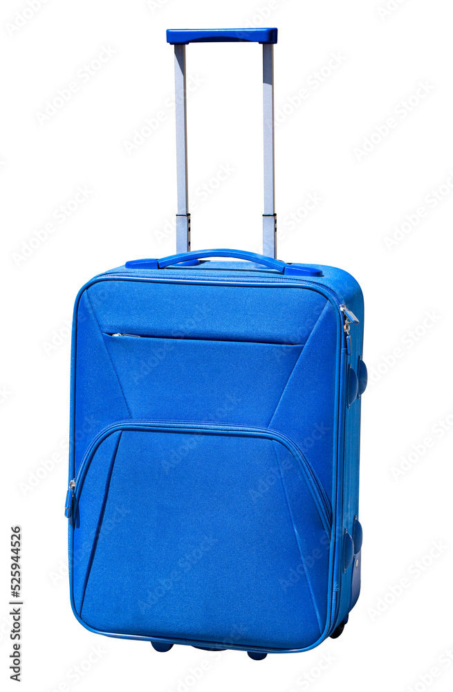 Obraz premium Suitcase blue isolated
