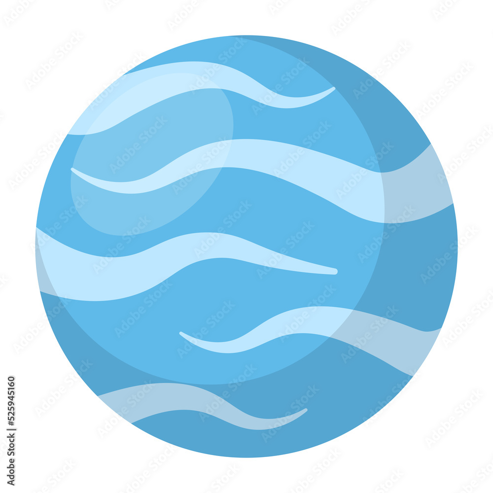 Neptune icon. Neptune icon.
