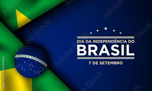 Brazil Independence Day Background Design.