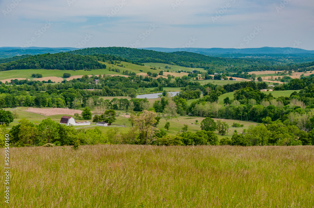 View from Sky Meadows State Park, Virginia, USA, Delaplane, Virginia View from Sky Meadows State Park, Virginia, USA, Delaplane, Virginia