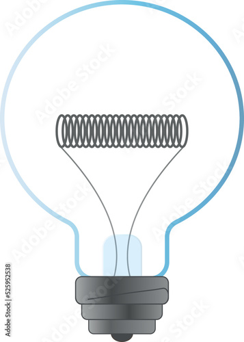 Vector de foco bombilla para ideas retro clásico y estrella encendido apagado y oscuro