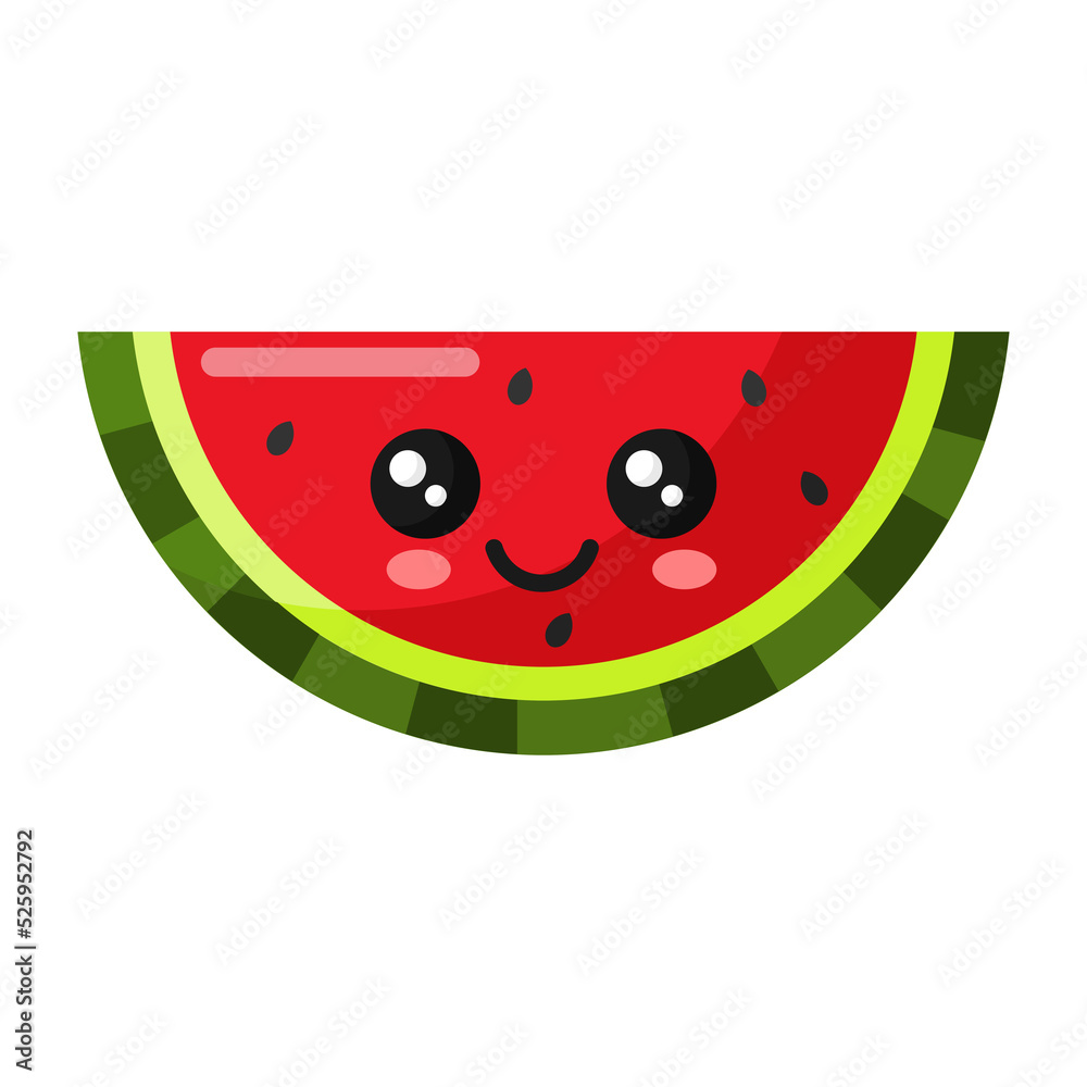 Watermelon icon. Watermelon icon.