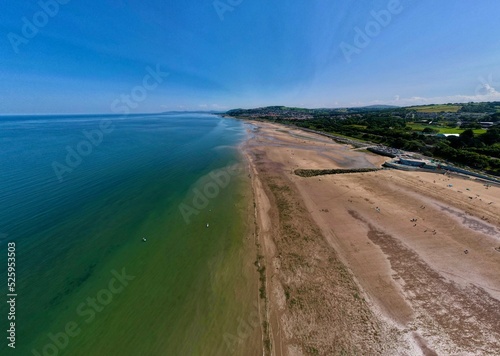 Colwyn Bay, Wales - aerial view