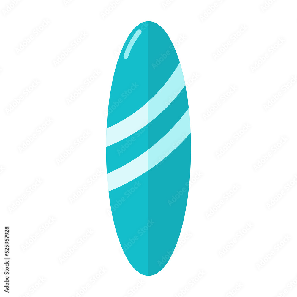 Surfboard icon. Surfboard icon.
