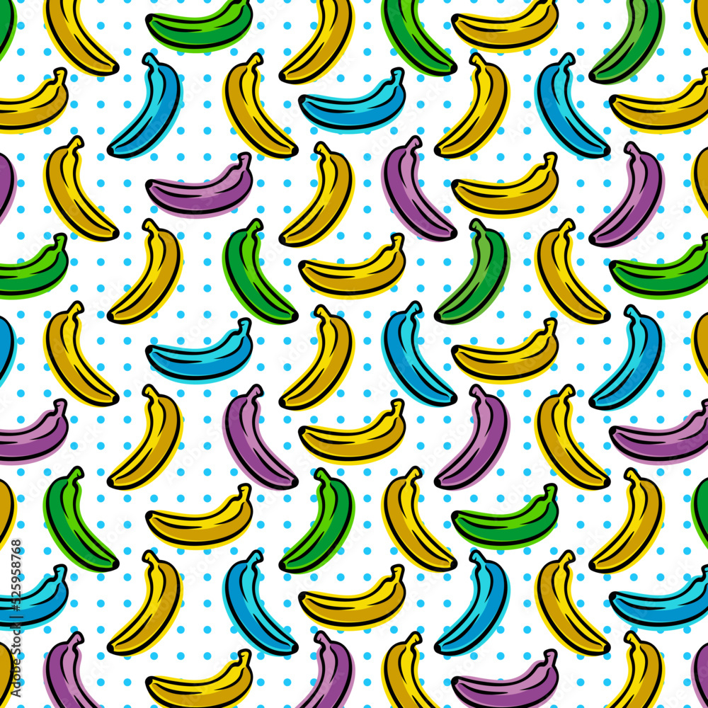 seamless pattern with banana