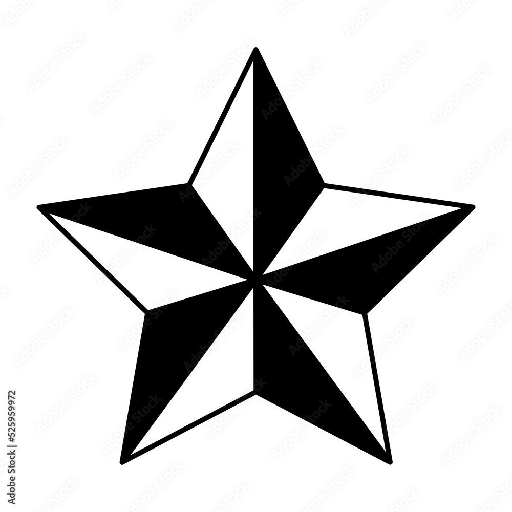 christmas star icon. christmas star icon.