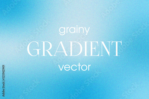 Blue grainy vector gradient background with soft transitions. For covers, wallpapers, brands, social media