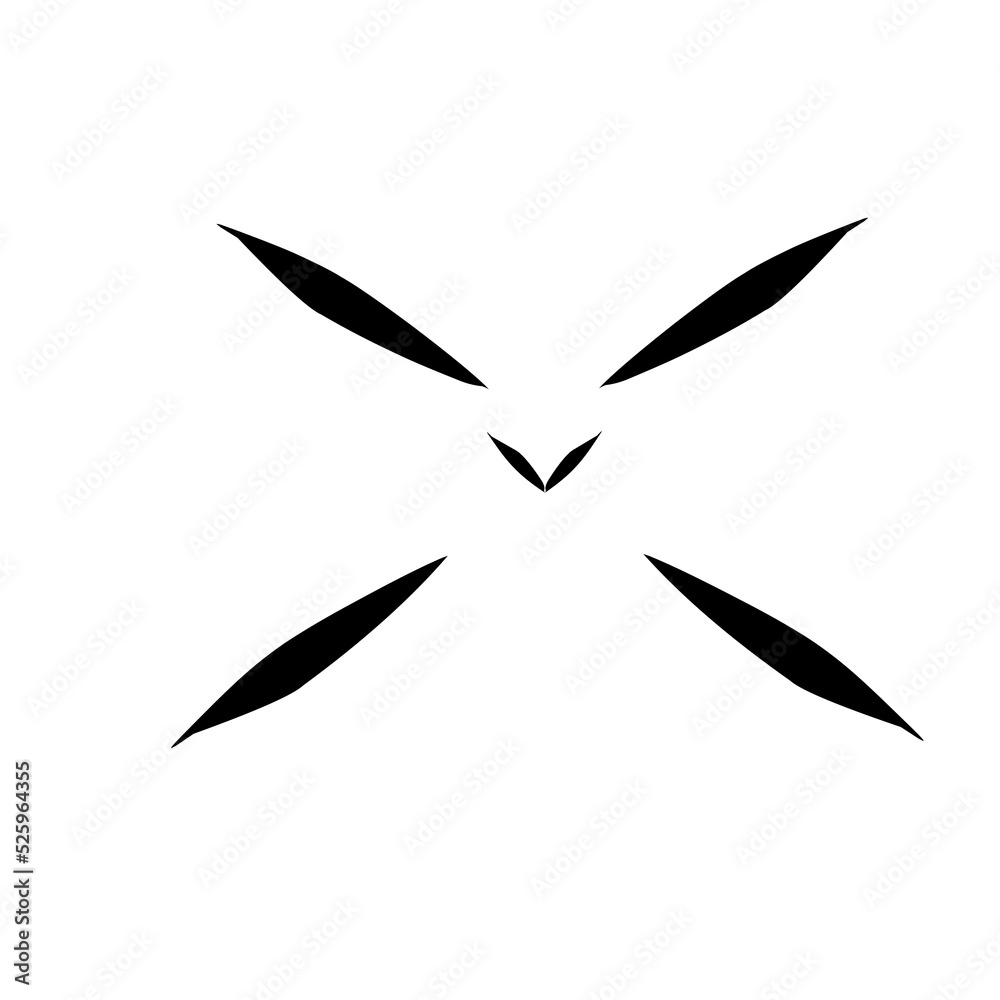 black line illustration on black background black line illustration on black background