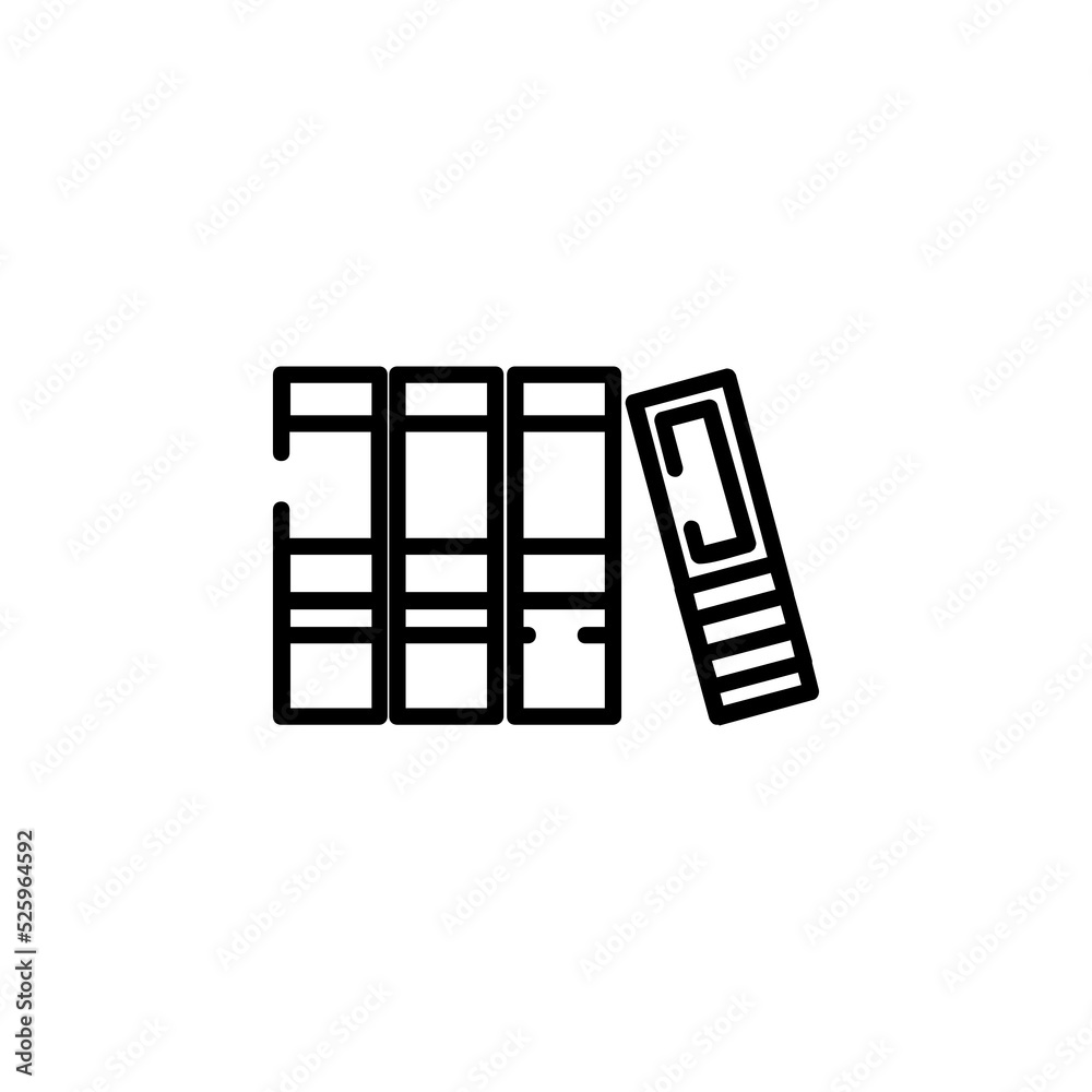 Book, Read, Library, Study Dotted Line Icon Vector Illustration Logo Template. Suitable For Many Purposes. Book, Read, Library, Study Dotted Line Icon Vector Illustration Logo Template. Suitable For Many Purposes.