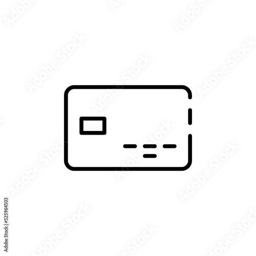 Credit Card, Payment Dotted Line Icon Vector Illustration Logo Template. Suitable For Many Purposes.