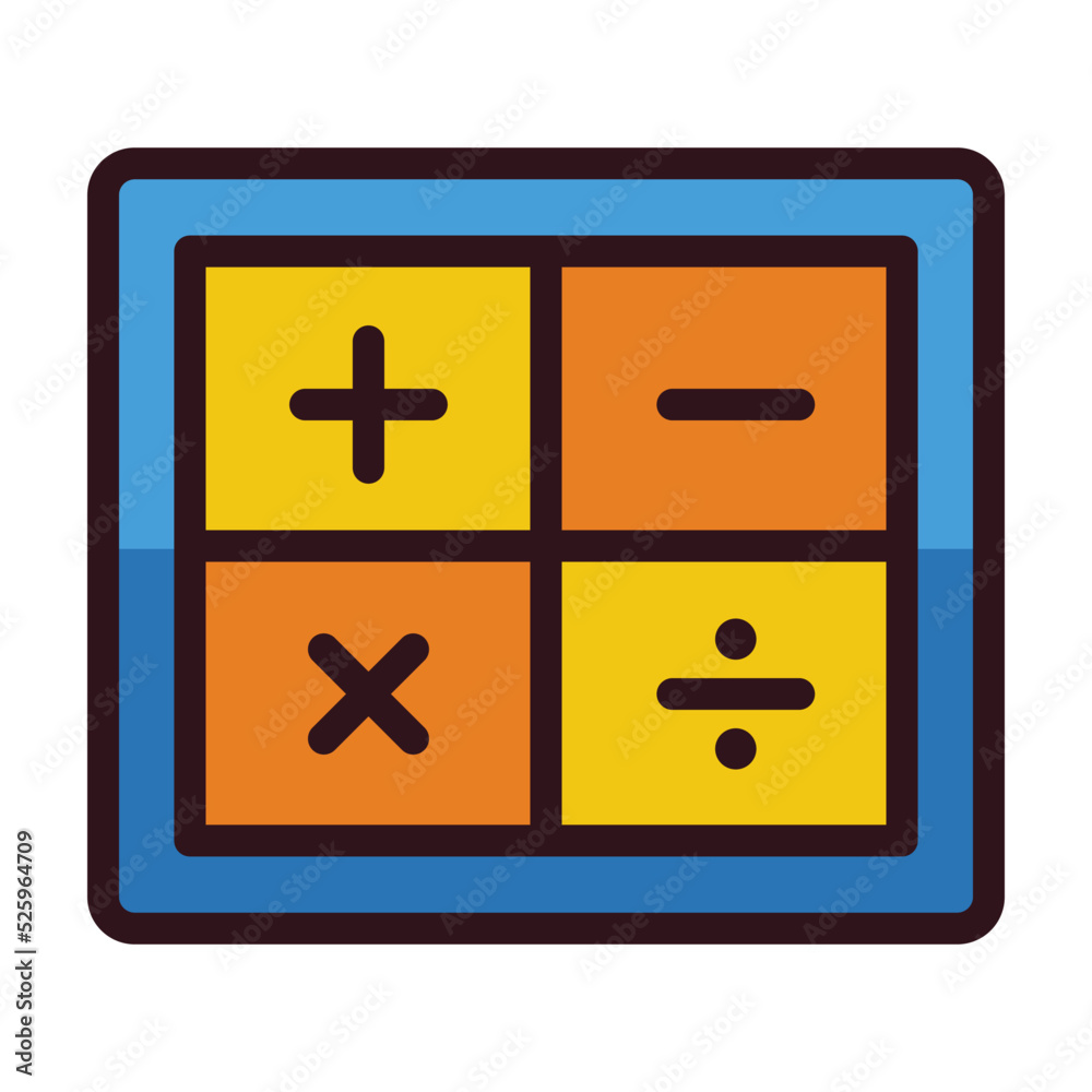 calculator on a white background calculator on a white background