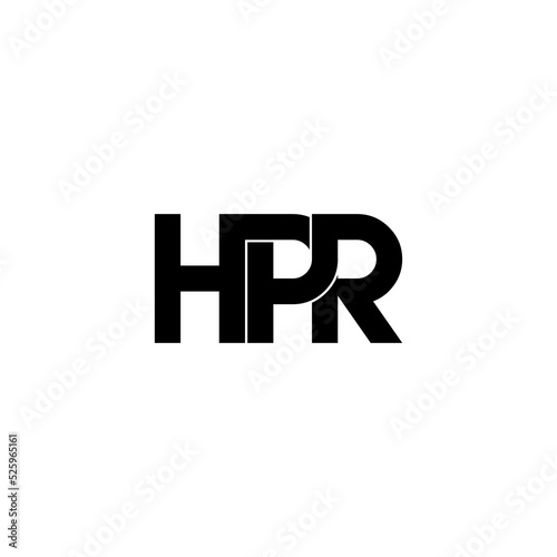 hpr letter original monogram logo design © ahmad ayub prayitno