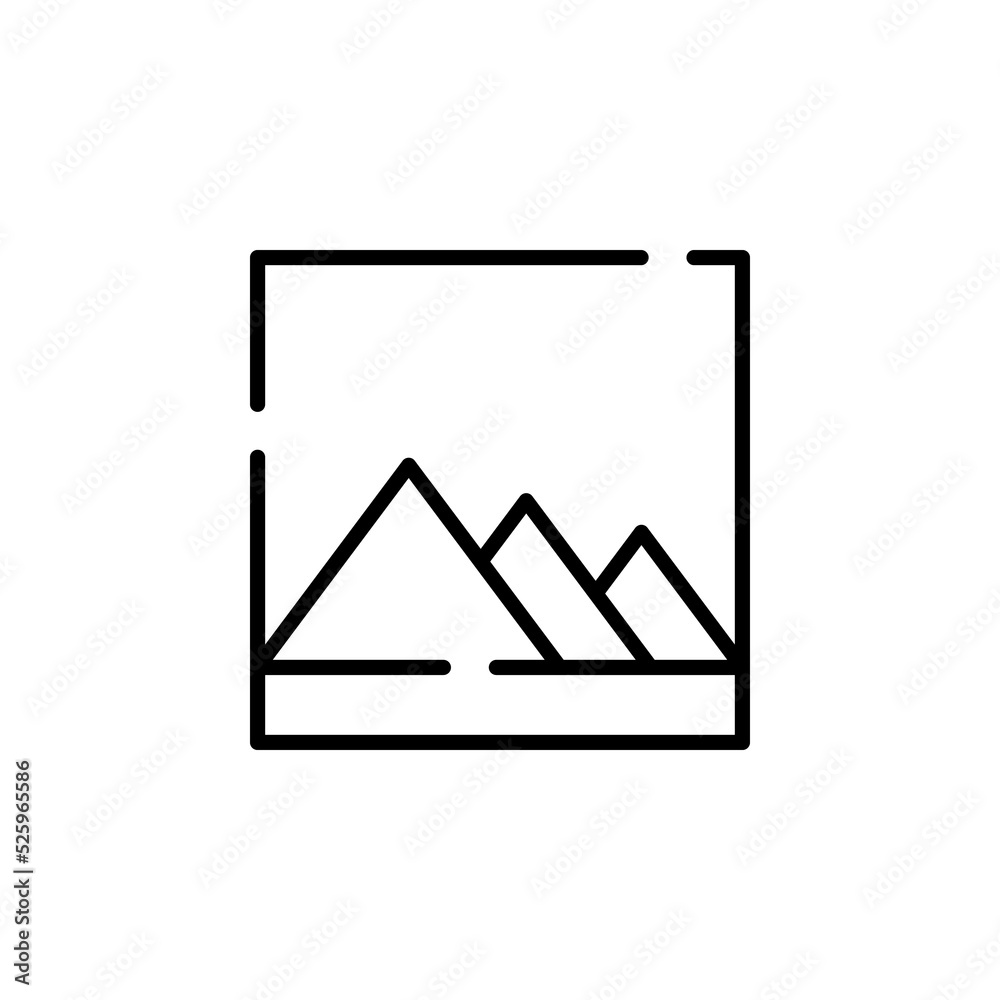 Picture, Gallery, Image Dotted Line Icon Vector Illustration Logo Template. Suitable For Many Purposes. Picture, Gallery, Image Dotted Line Icon Vector Illustration Logo Template. Suitable For Many Purposes.