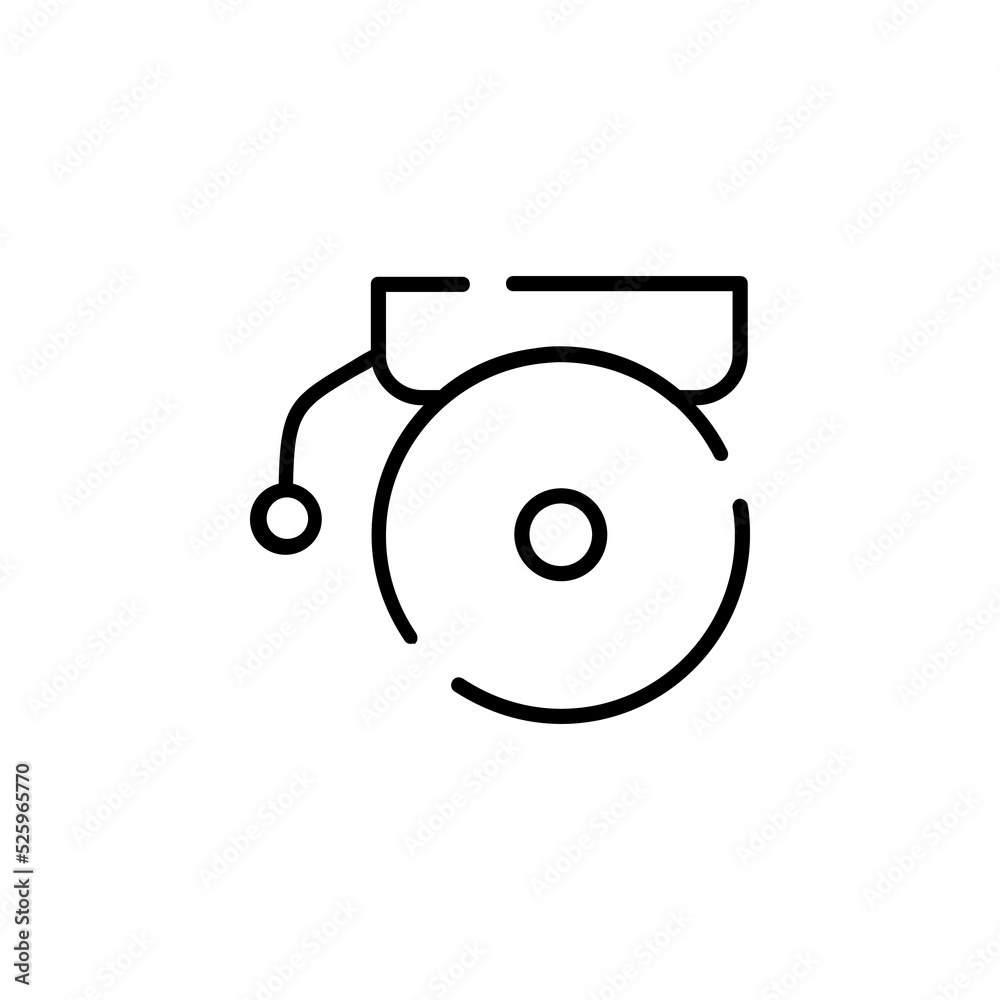 Alarm, Timer Dotted Line Icon Vector Illustration Logo Template. Suitable For Many Purposes. Alarm, Timer Dotted Line Icon Vector Illustration Logo Template. Suitable For Many Purposes.