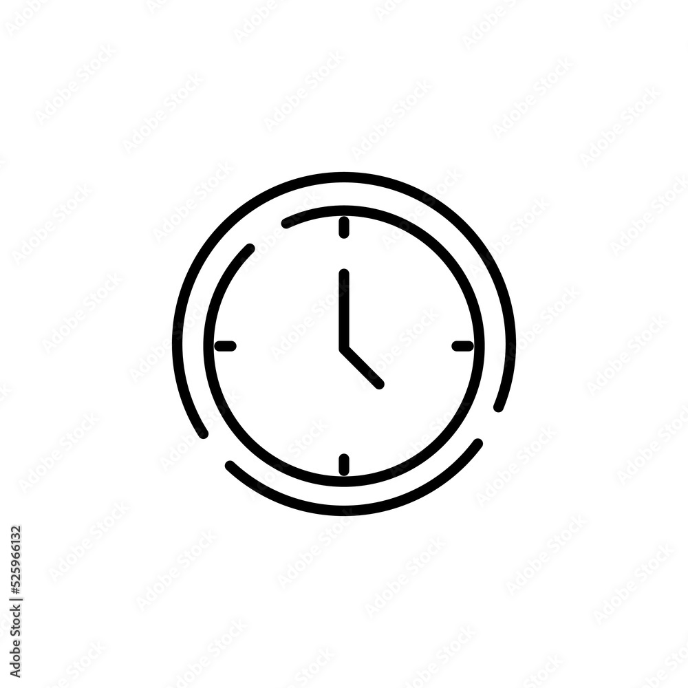 Clock, Timer, Time Dotted Line Icon Vector Illustration Logo Template. Suitable For Many Purposes. Clock, Timer, Time Dotted Line Icon Vector Illustration Logo Template. Suitable For Many Purposes.